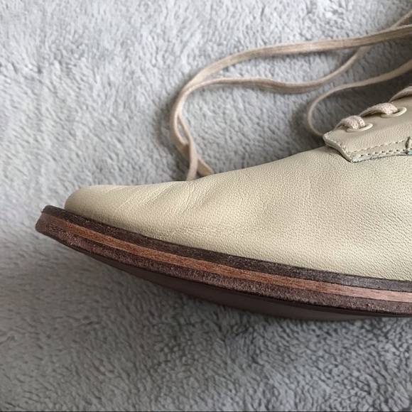 The Great. Boxcar Lace-Up Granny Boot Vanilla 9.5 - Picture 7 of 12